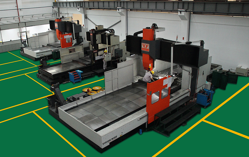 Large gantry CNC machining center