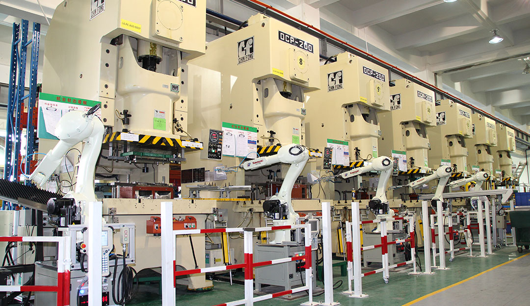 Robot production line